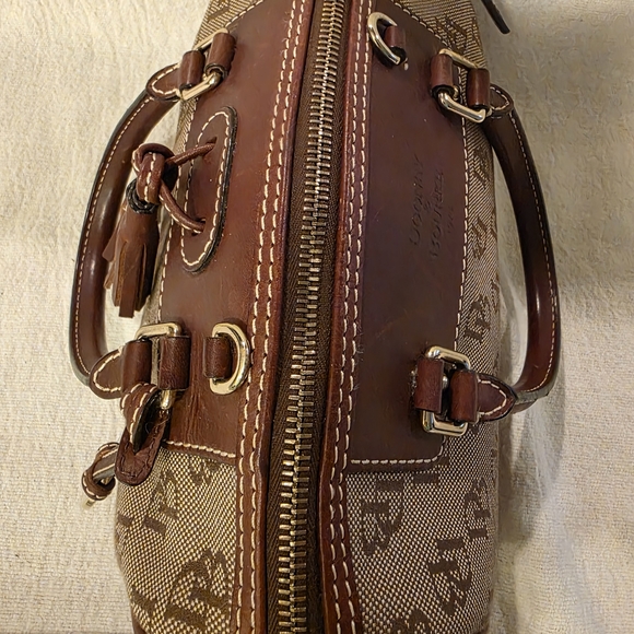 Dooney & Bourke Mini Domed Tassel Satchel HP261 WA-1975 Patch-ginghsm Lining - Picture 6 of 14